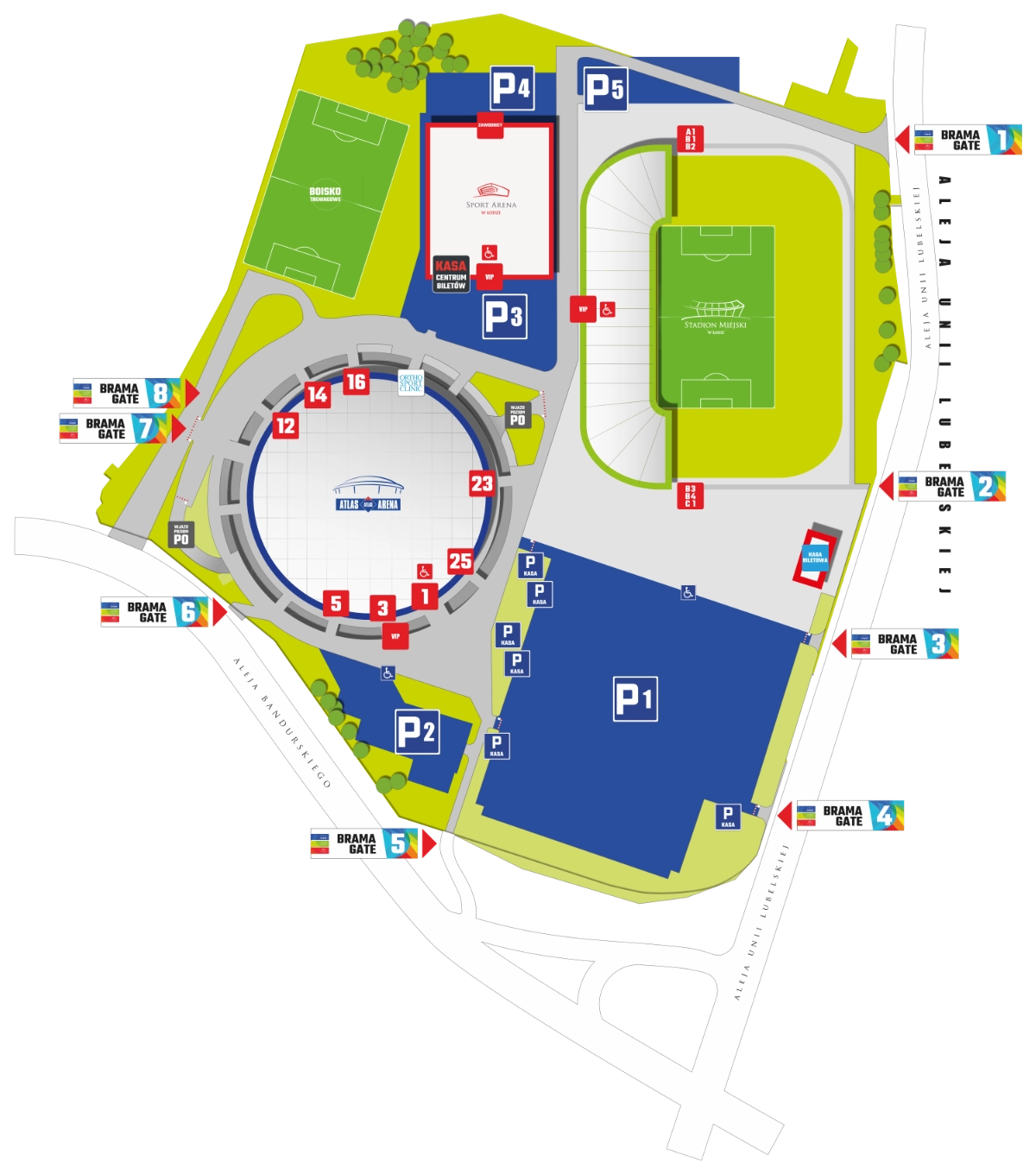 Mapa Zony