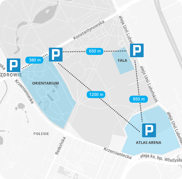 Mapa parkingów